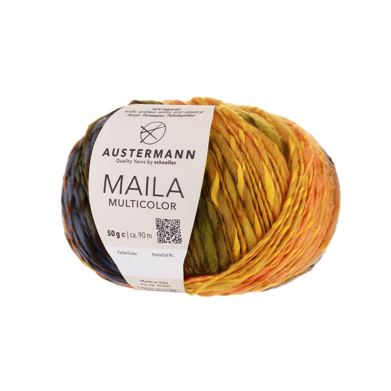 Maila Multicolor | 90/50g - Handarbeiten