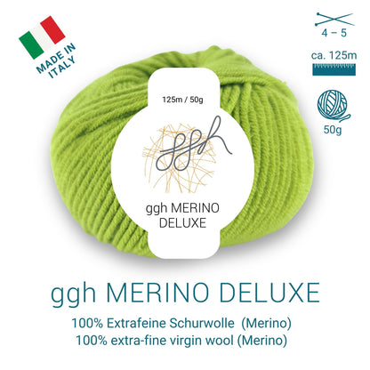 ggh Merino Deluxe - 300g Set (6x50g) - 020 - Moos