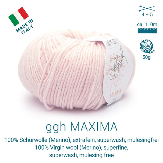 ggh Maxima | Merinowolle | 110m/50g | 015 - Apricot