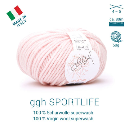 ggh Sportlife Box | Set mit 300g (6x50g) | 047 – Rosé