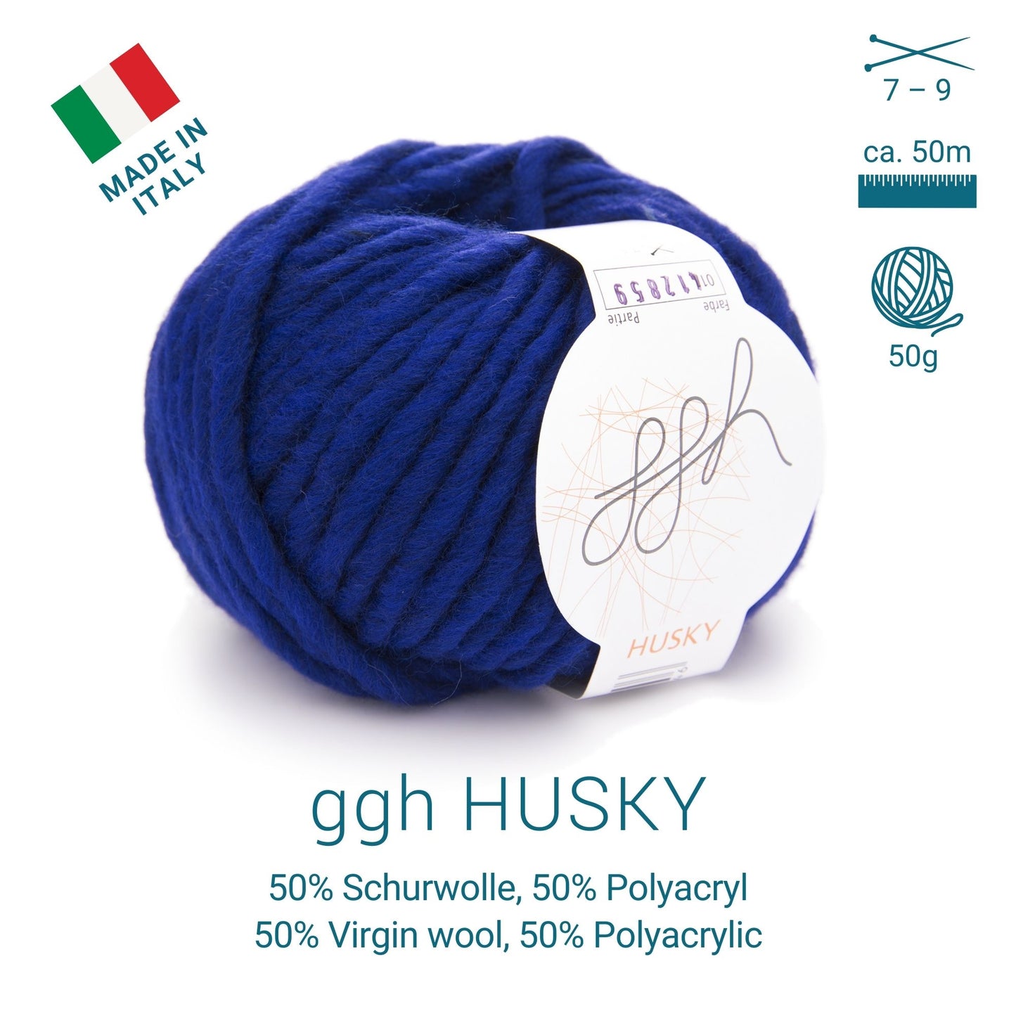 ggh Husky Box | 300g Set (6x50g) – 011 – Royalblau