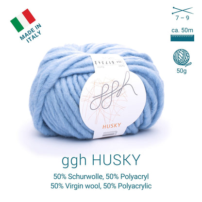 ggh Husky Box | 300g Set (6x50g) – 054 – Aquablau