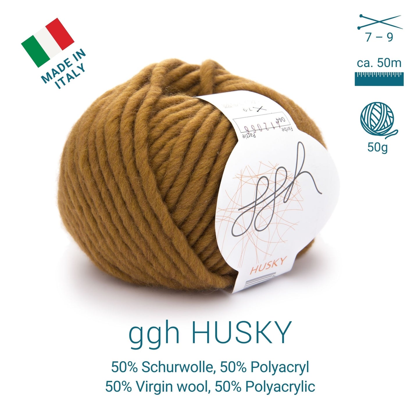 ggh Husky Box | 300g Set (6x50g) – 044 – Curry