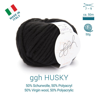 ggh Husky Box | 300g Set (6x50g) – 001 – Schwarz