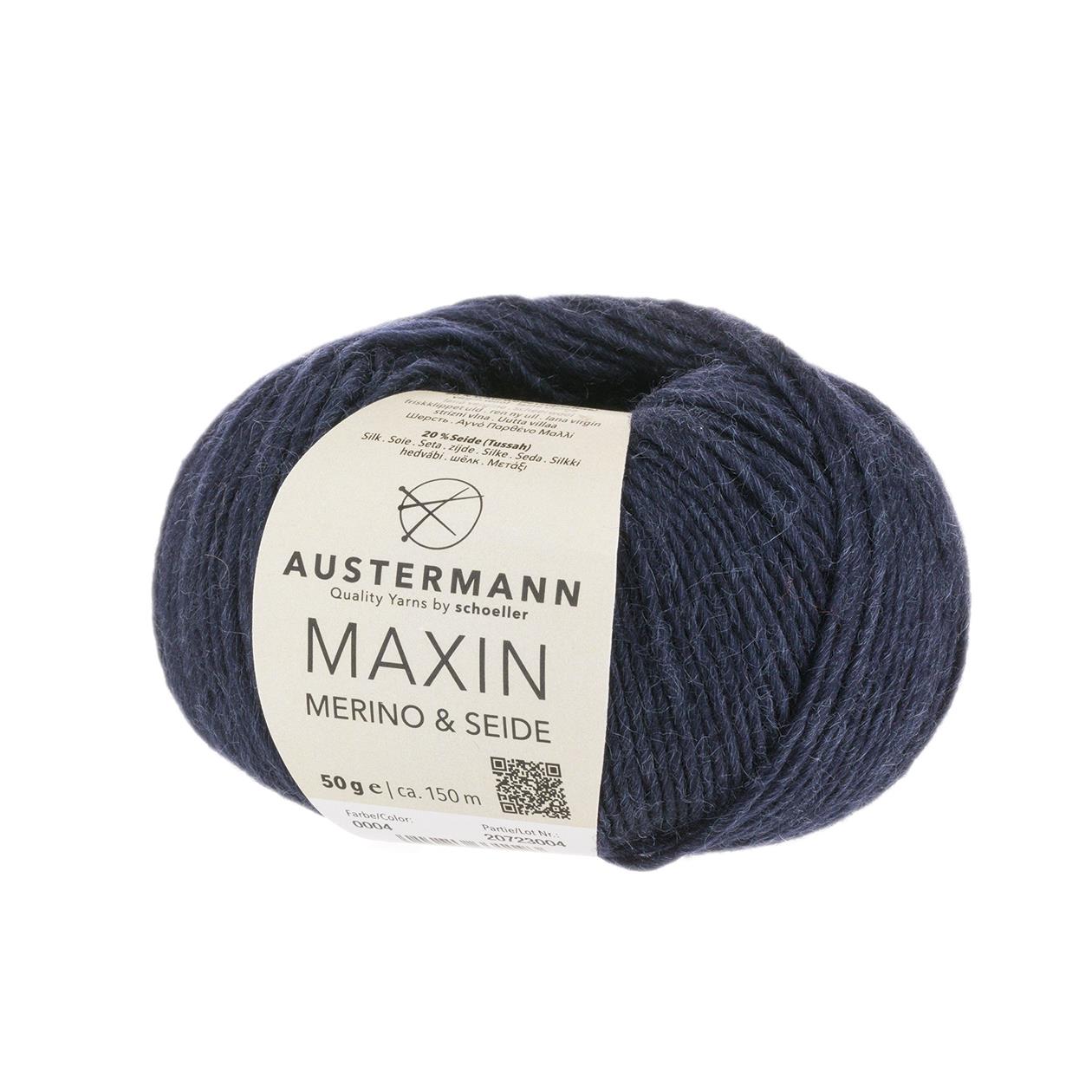 Maxin Merino & Silk | 150M - 50G | 04 - Navy