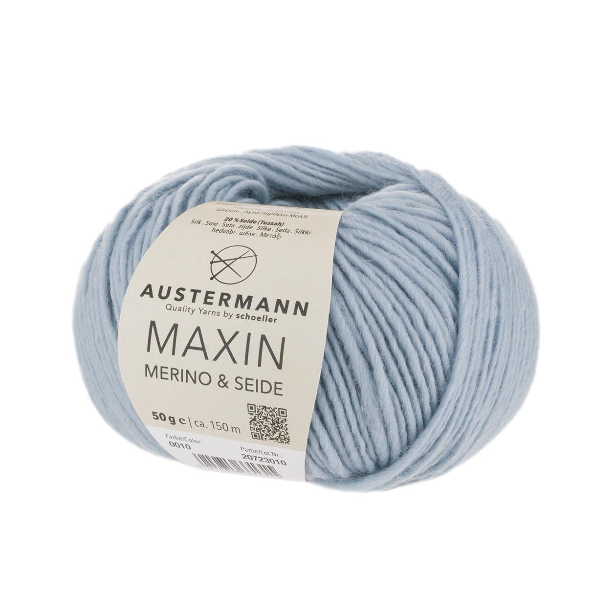 Maxin Merino & Silk | 150M - 50G | 10 - Ice Blue