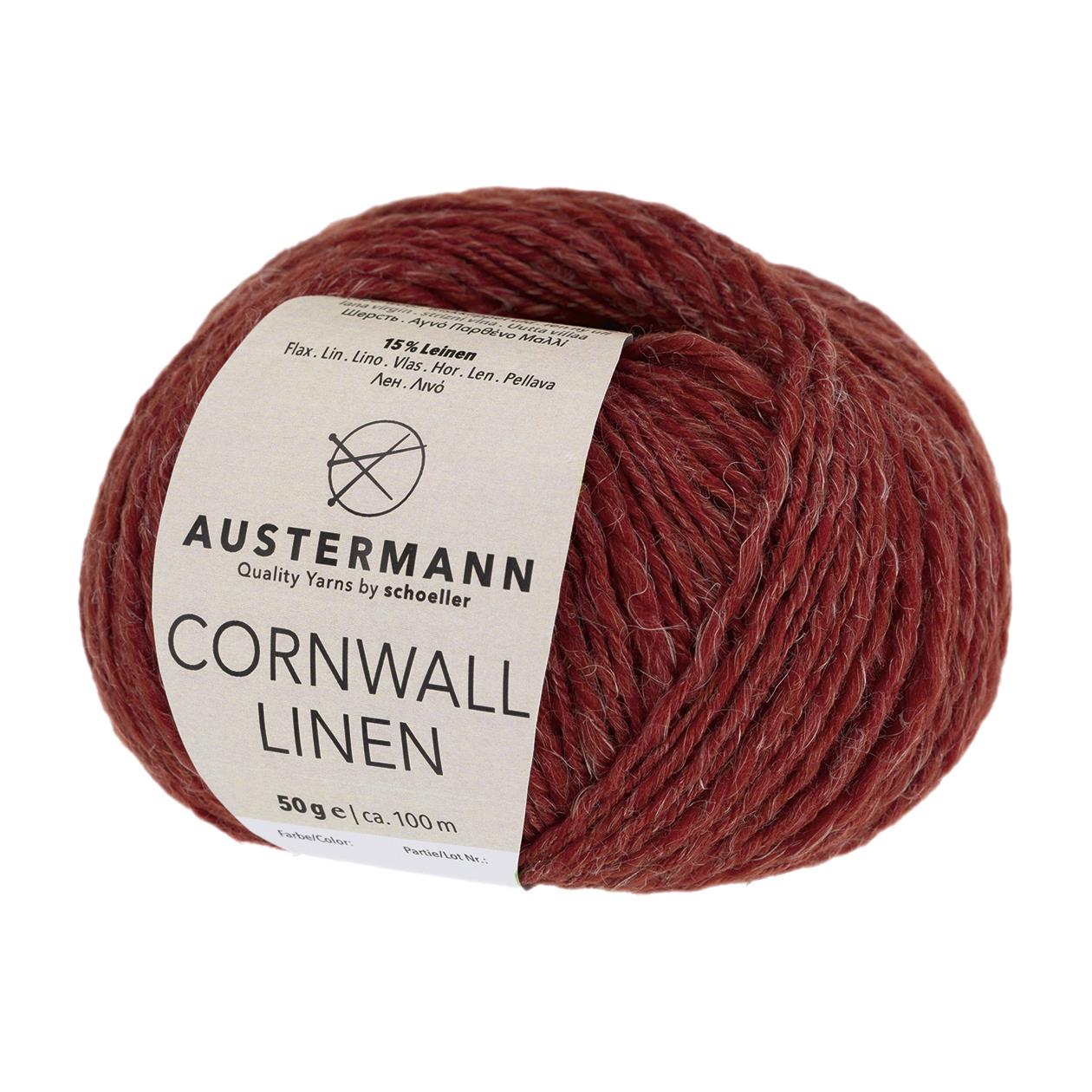 Cornwall Linen | 100 M - 50G | 10 - Granat