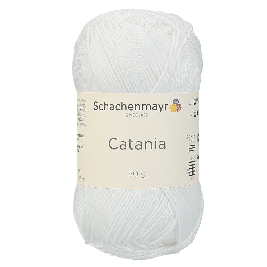 Catania | Baumwolle | 125m/50g | Farbe 106 - Weiß