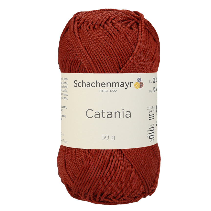 Catania | Baumwolle | 125m/50g | Farbe 388 - Terracotta