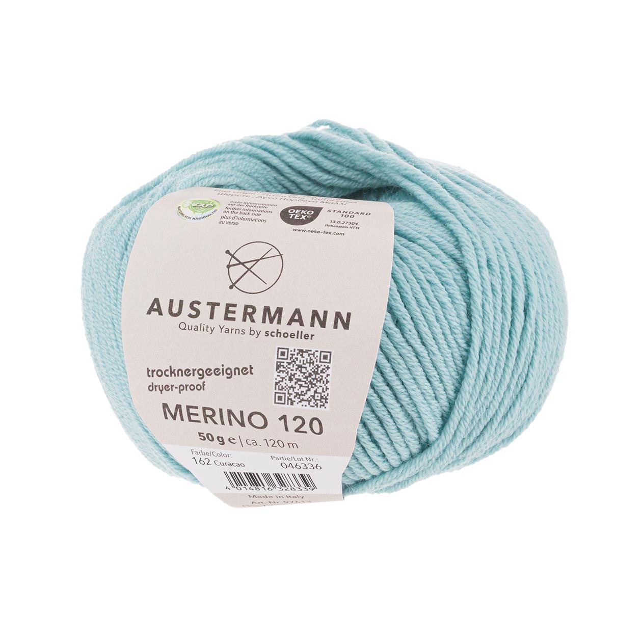 Austermann Merino 120 | Merinowolle 120m/50g | Farbe 162 - curacao