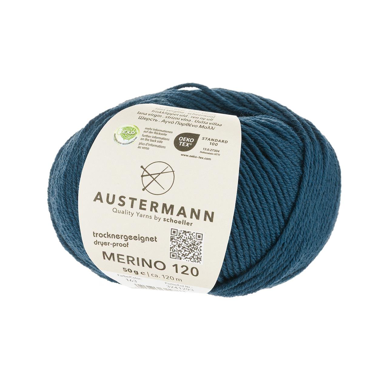 Austermann Merino 120 | Merinowolle 120m/50g | Farbe 163 - topas