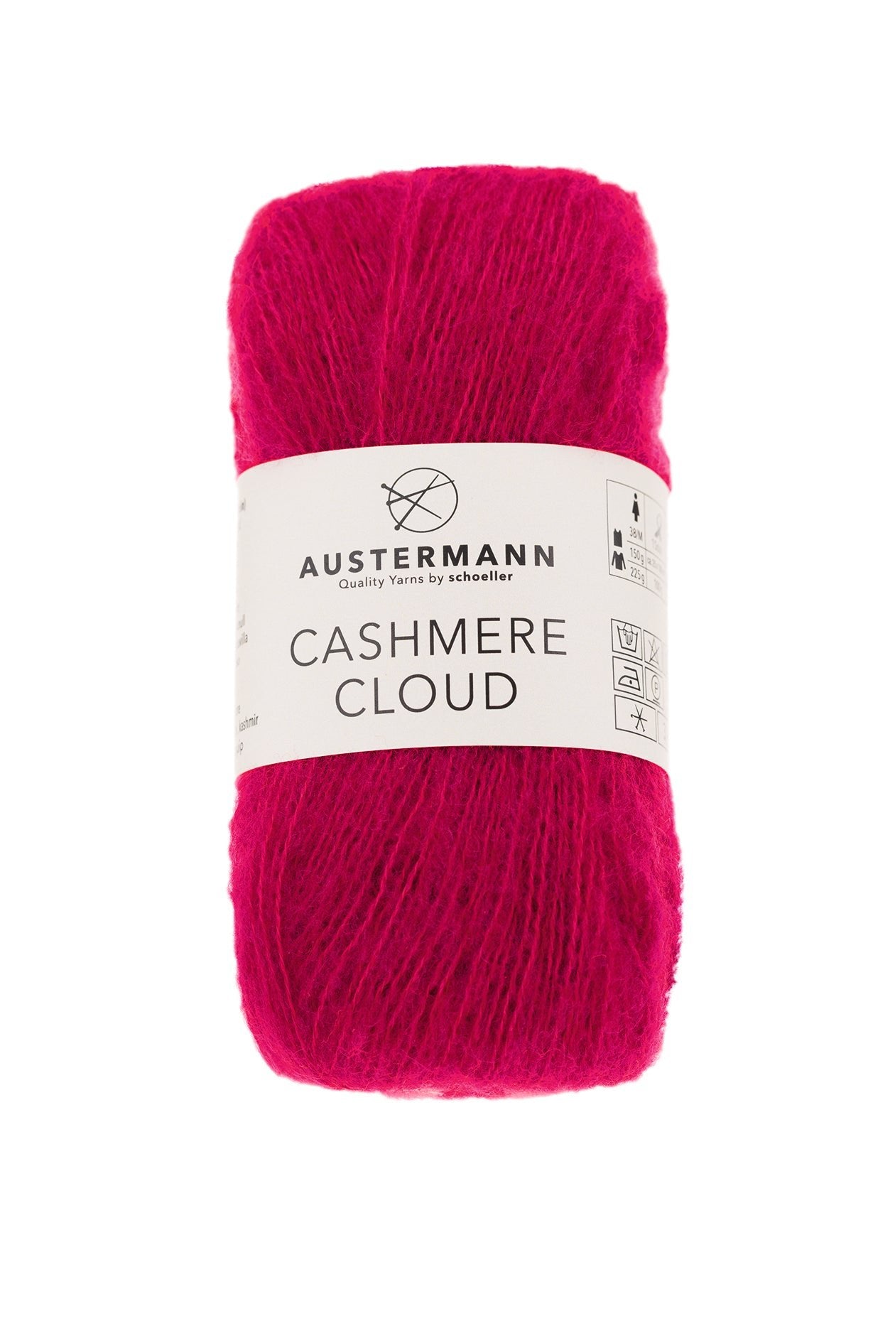 Cashmere Cloud | 180M - 25G | 08 - Kirsche - Strickwolle - Handarbeiten - 1