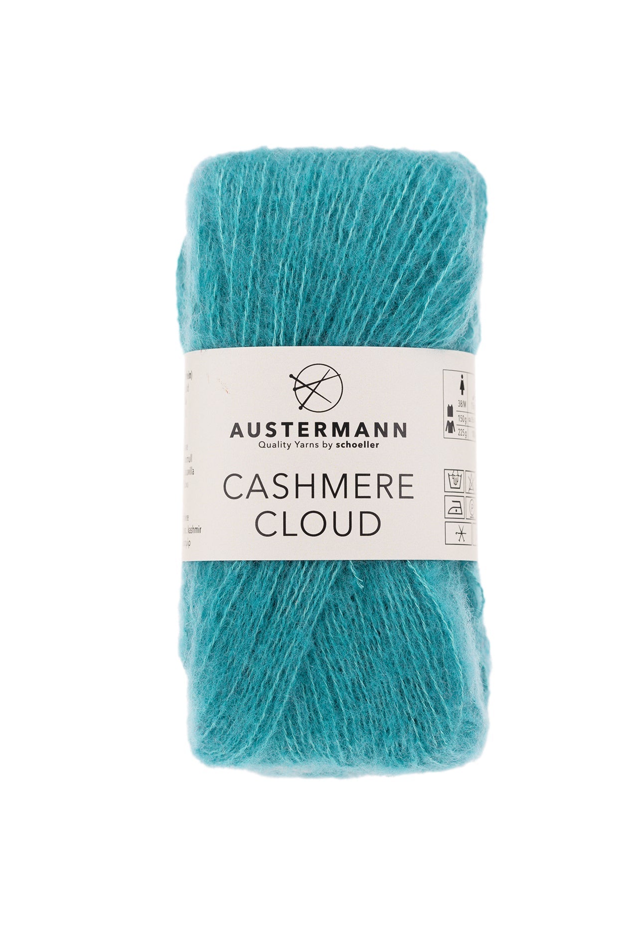 Cashmere Cloud | 180M - 25G | 11 - Türkis - Strickwolle - Handarbeiten - 1