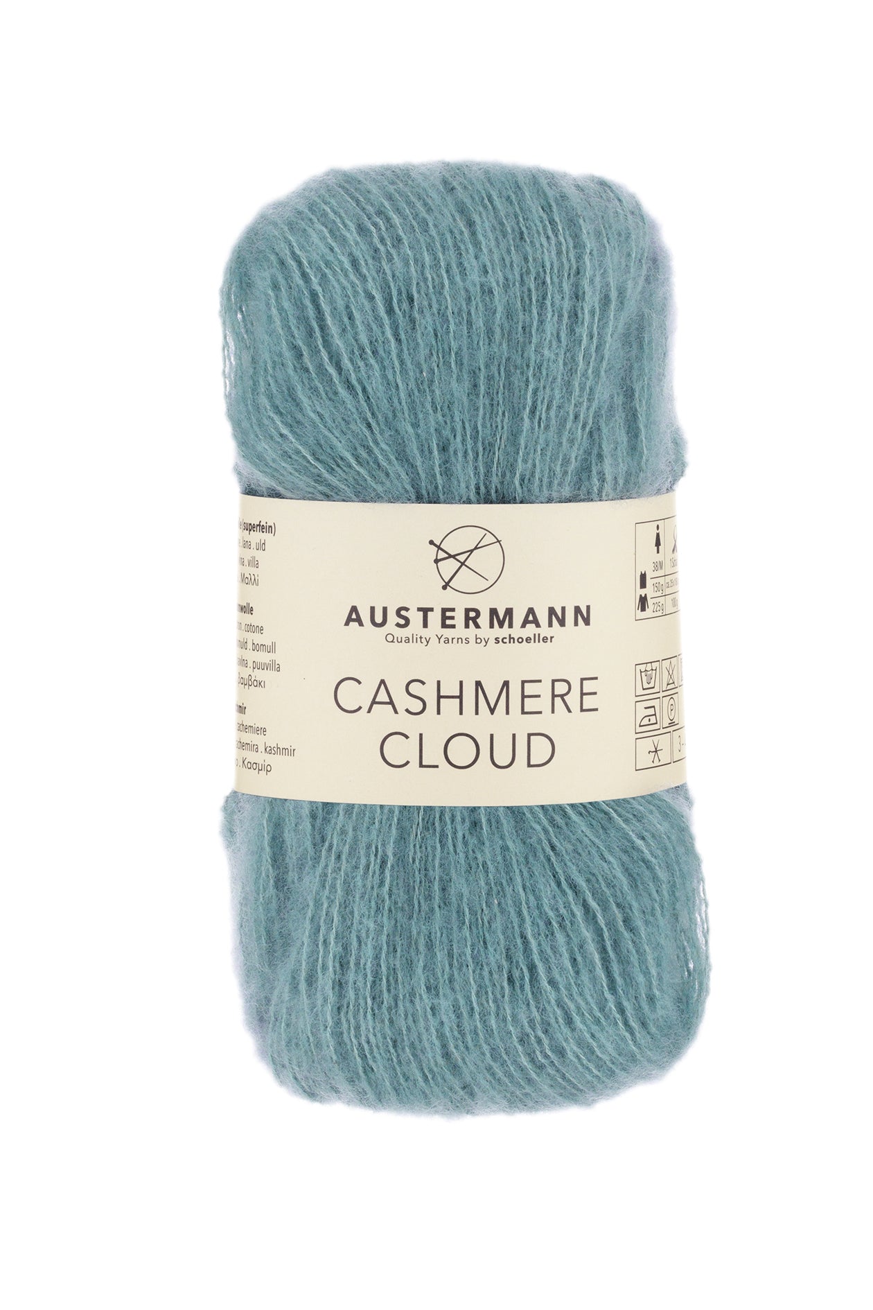Cashmere Cloud | 180M - 25G | 14 - Fjord - Strickwolle - Handarbeiten - 1