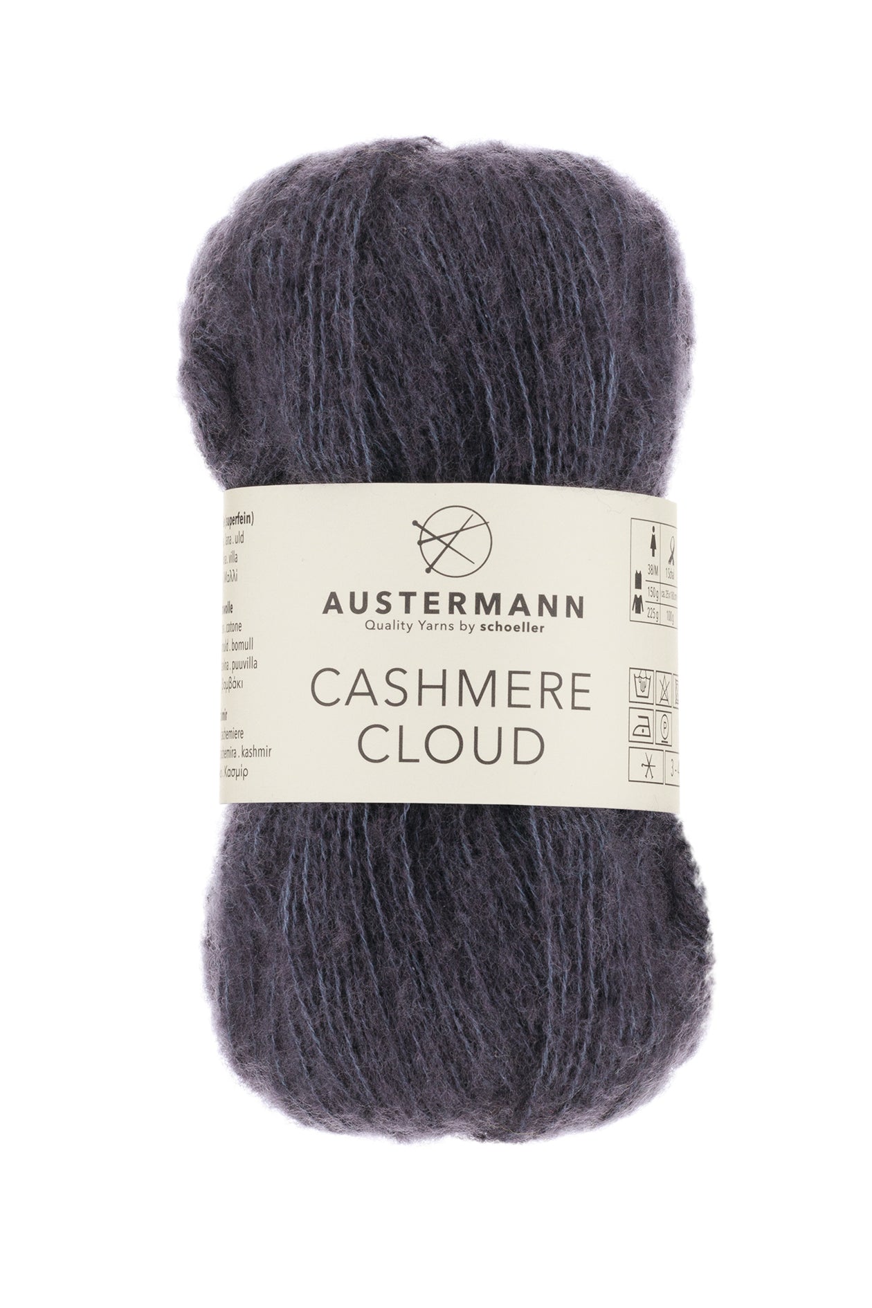 Cashmere Cloud | 180M - 25G | 15 - Schiefer - Strickwolle - Handarbeiten - 1