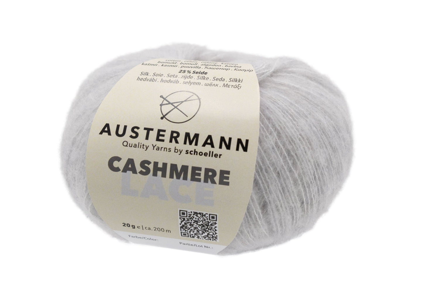 Cashmere Lace Garn | 200m/20g | Farbe: 2 - hanf - cashmere - Handarbeiten - 1
