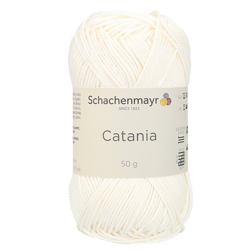 Catania | Baumwolle | 125m/50g | Farbe 105 - Natur - Handarbeiten - 1
