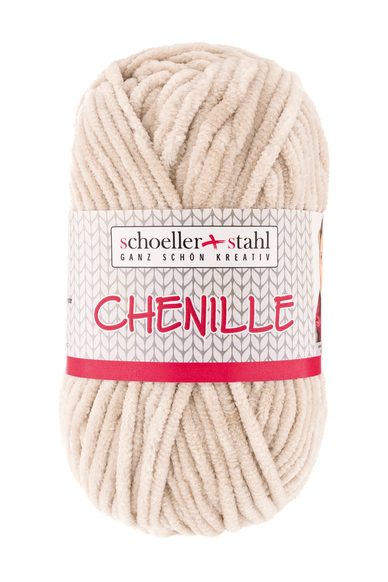 CHENILLE Wolle | 100g | Farbe 02 - SAND - Strickwolle - Handarbeiten - 1