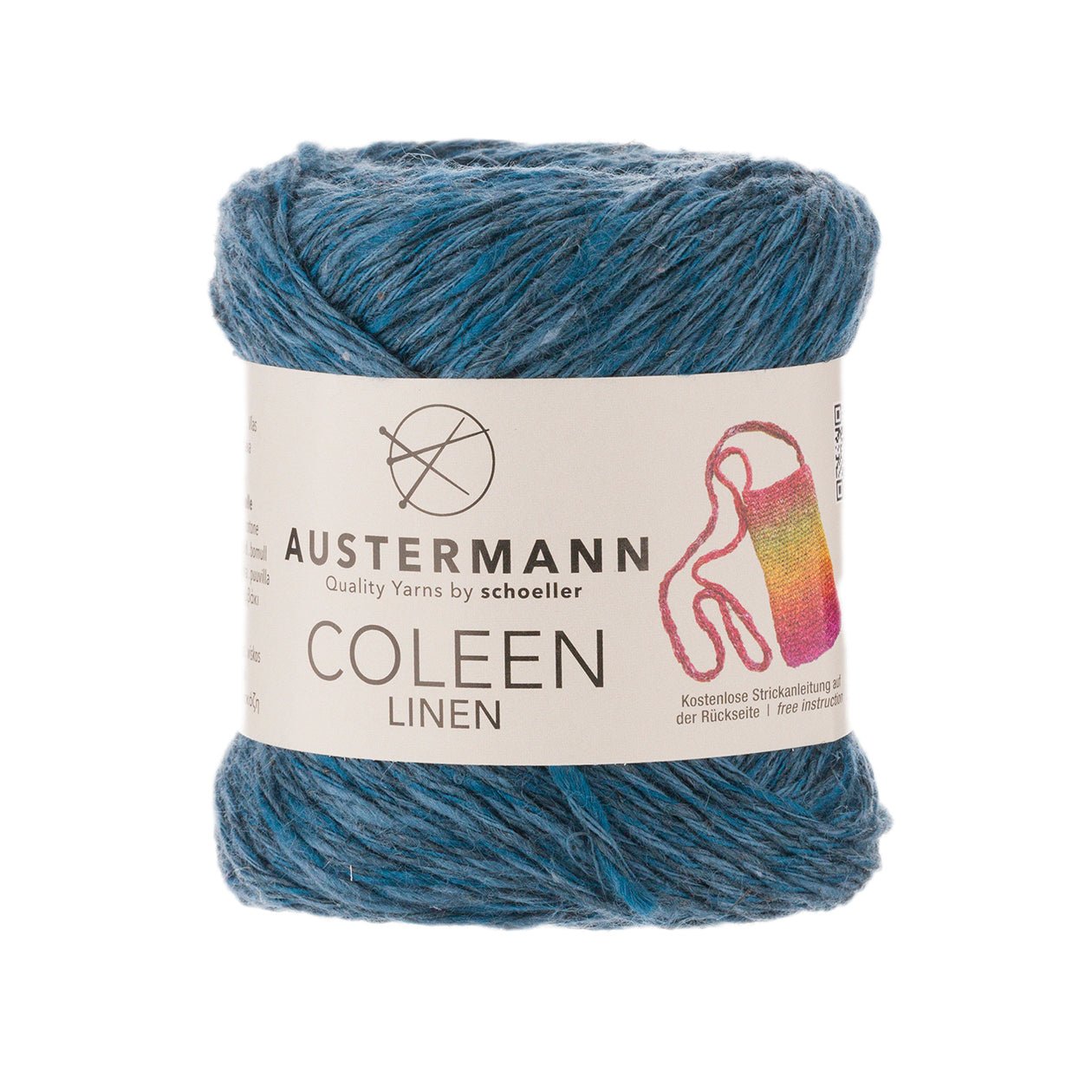 Coleen Linen | 120M - 50G | 06 - Indigo - Strickwolle - Handarbeiten - 1