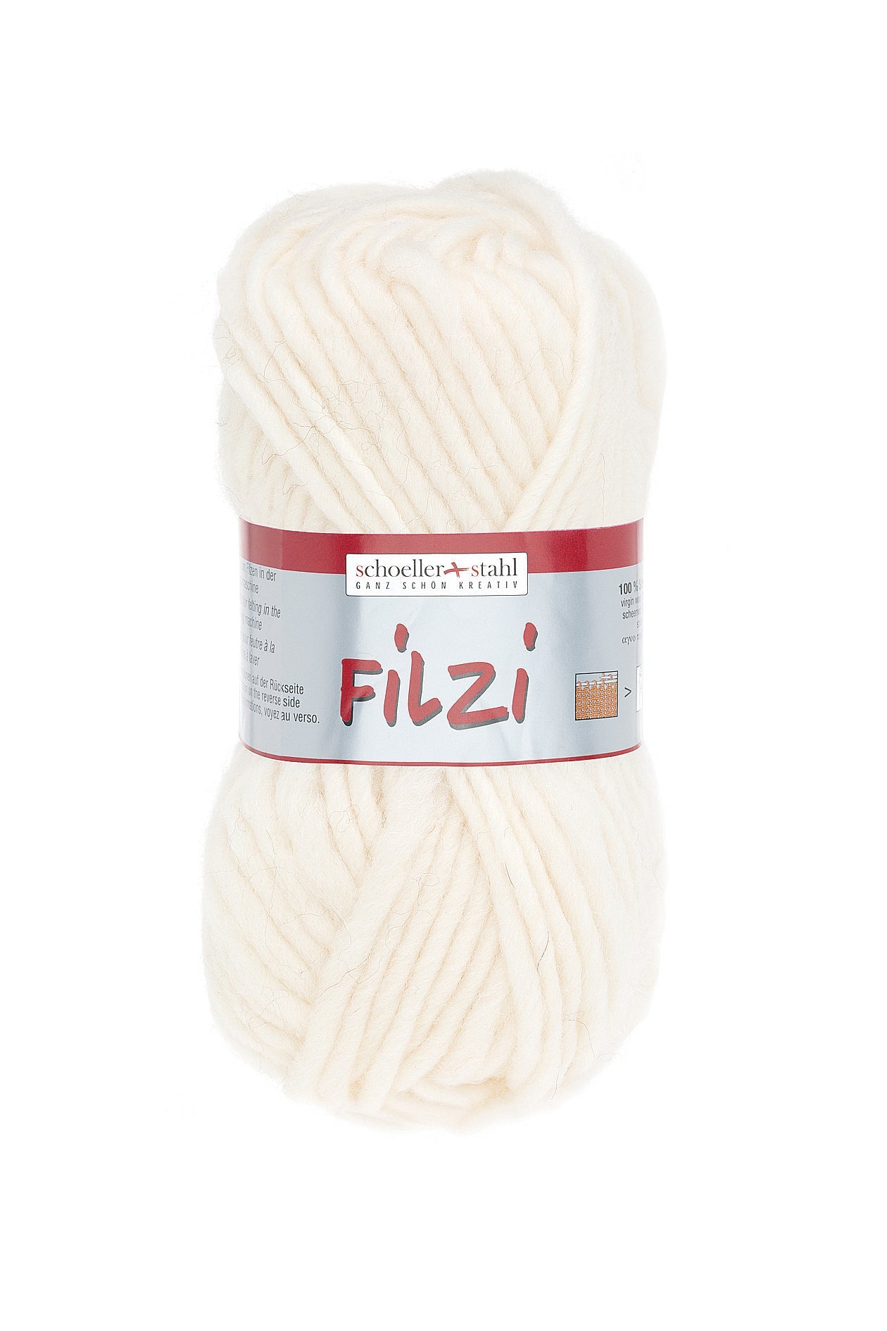 FILZI 50g | Farbe 10 - NATUR - Filzwolle - Handarbeiten - 1