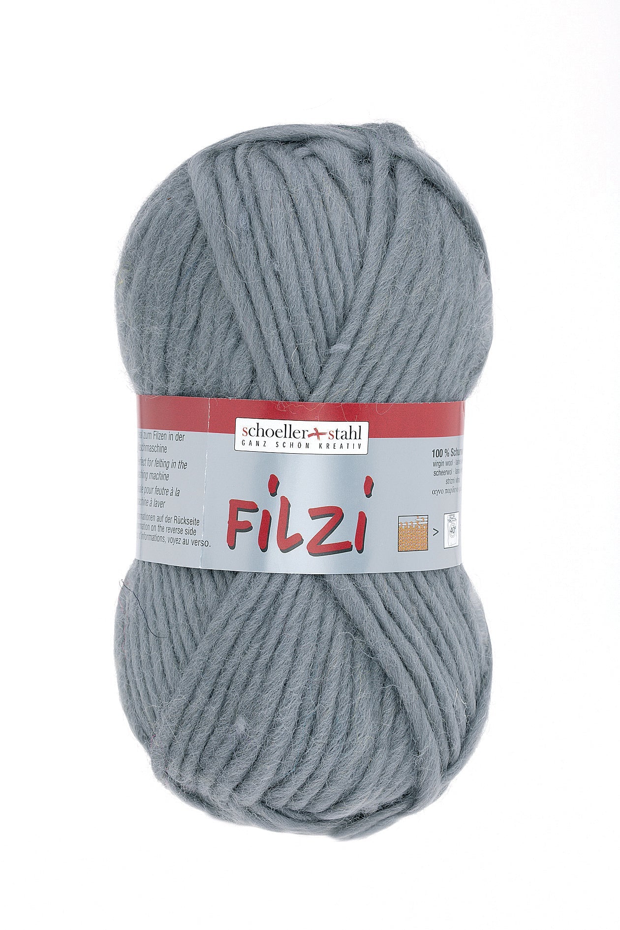 FILZI 50g | Farbe 20 - GRAU - Filzwolle - Handarbeiten - 1
