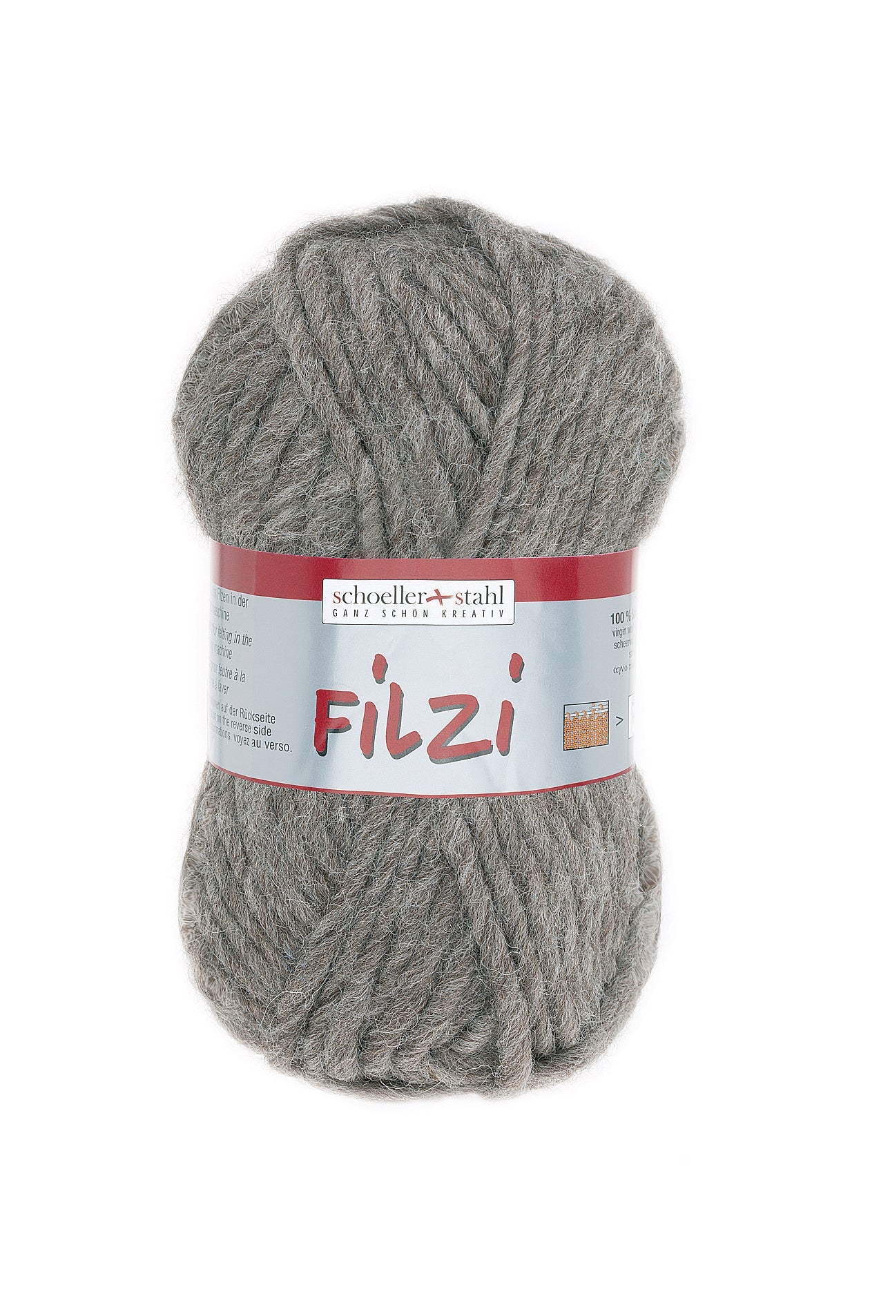 FILZI 50g | Farbe 35 - BRAUN - MELIERT - Filzwolle - Handarbeiten - 1