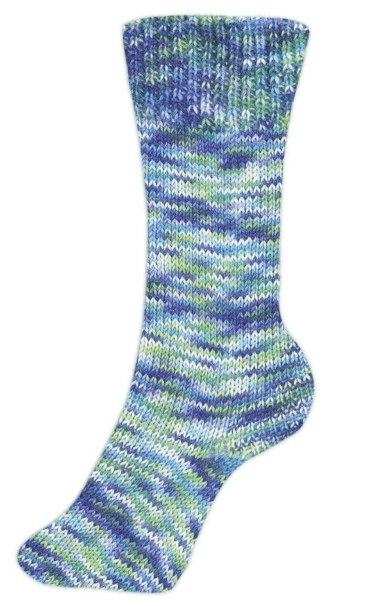 Fortissima bunte 4 - fach Sockenwolle | Farbe 2472 - SAPHIR - Handarbeiten - 2