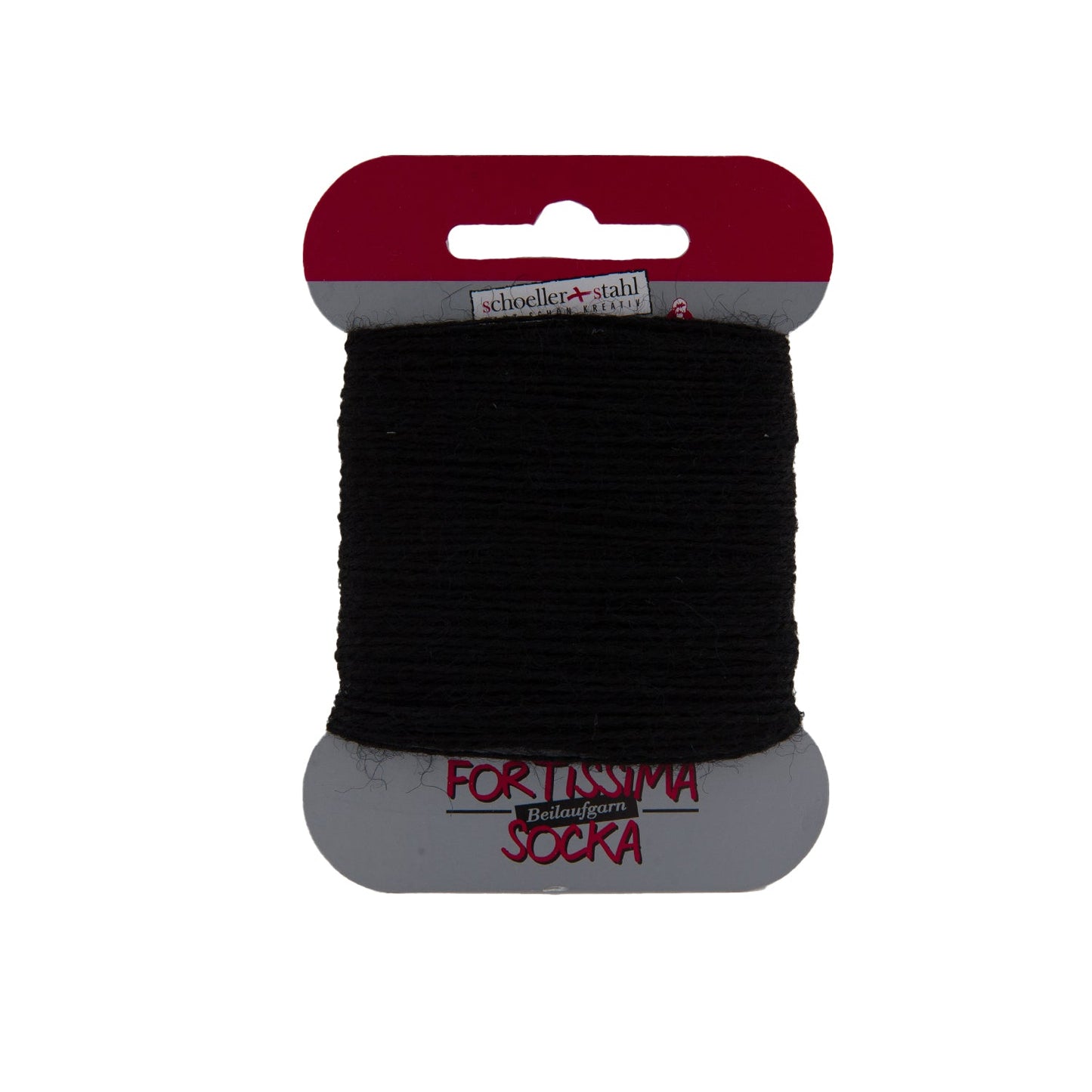 Fortissima Socken - Beilaufgarn 40m/5g | Farbe 1002 - SCHWARZ - Handarbeiten - 1