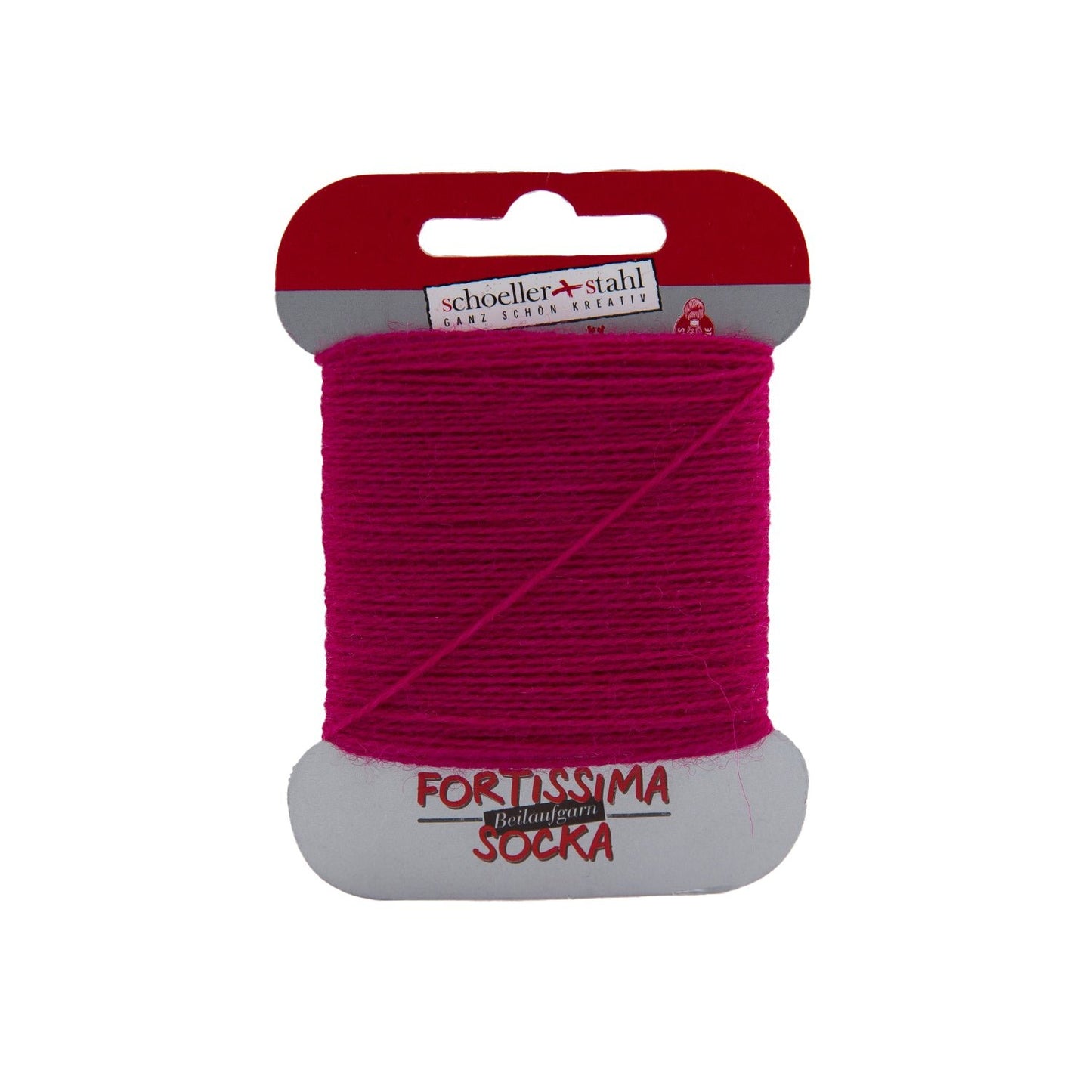 Fortissima Socken - Beilaufgarn 40m/5g | Farbe 1012 - FUCHSIE - Handarbeiten - 1