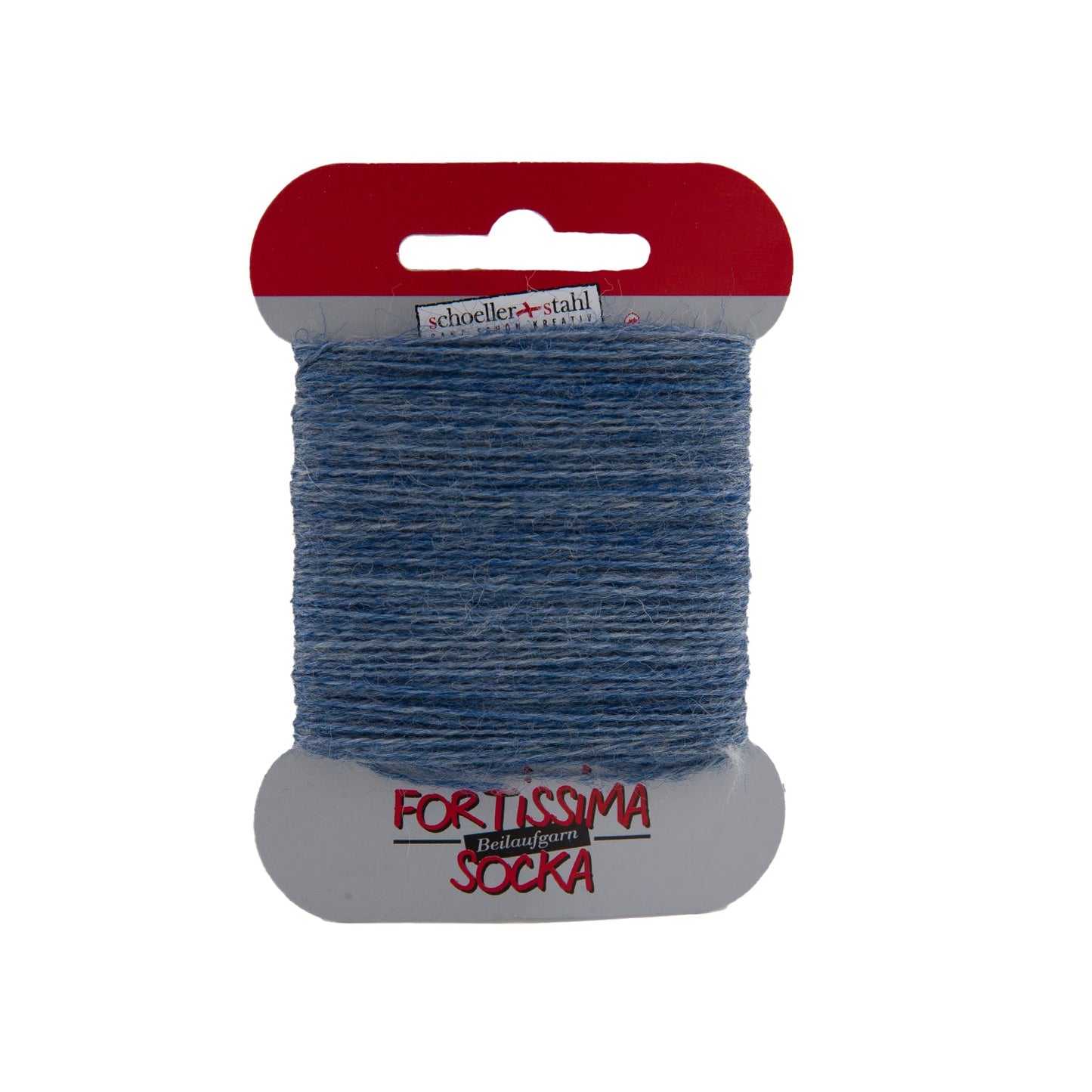 Fortissima Socken - Beilaufgarn 40m/5g | Farbe 1033 - JEANS - MELIERT - Handarbeiten - 1