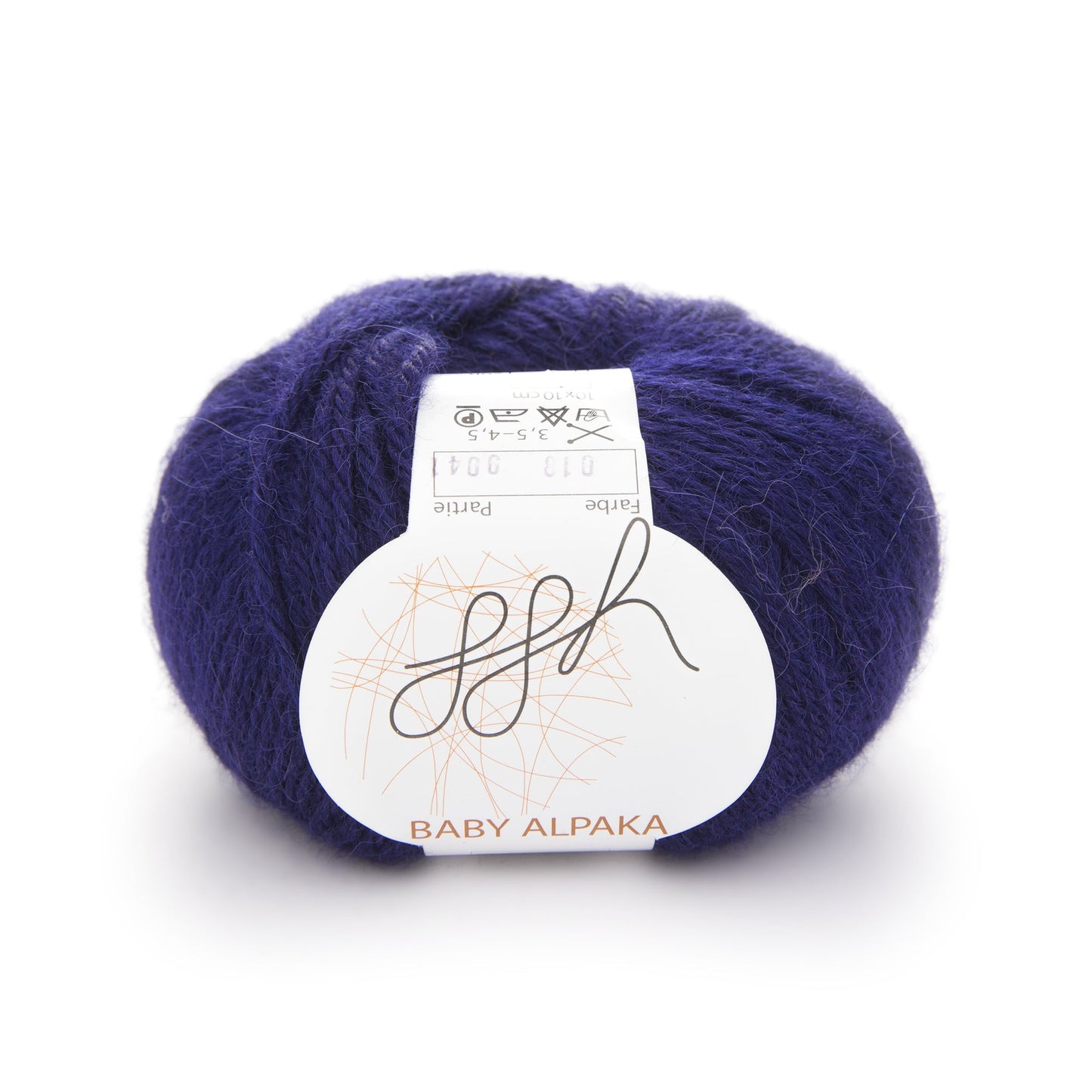 ggh Baby Alpaka Farbe | 100% Baby Alpaka Wolle | 100m/50g | 018 - Marine - Handarbeiten - 1