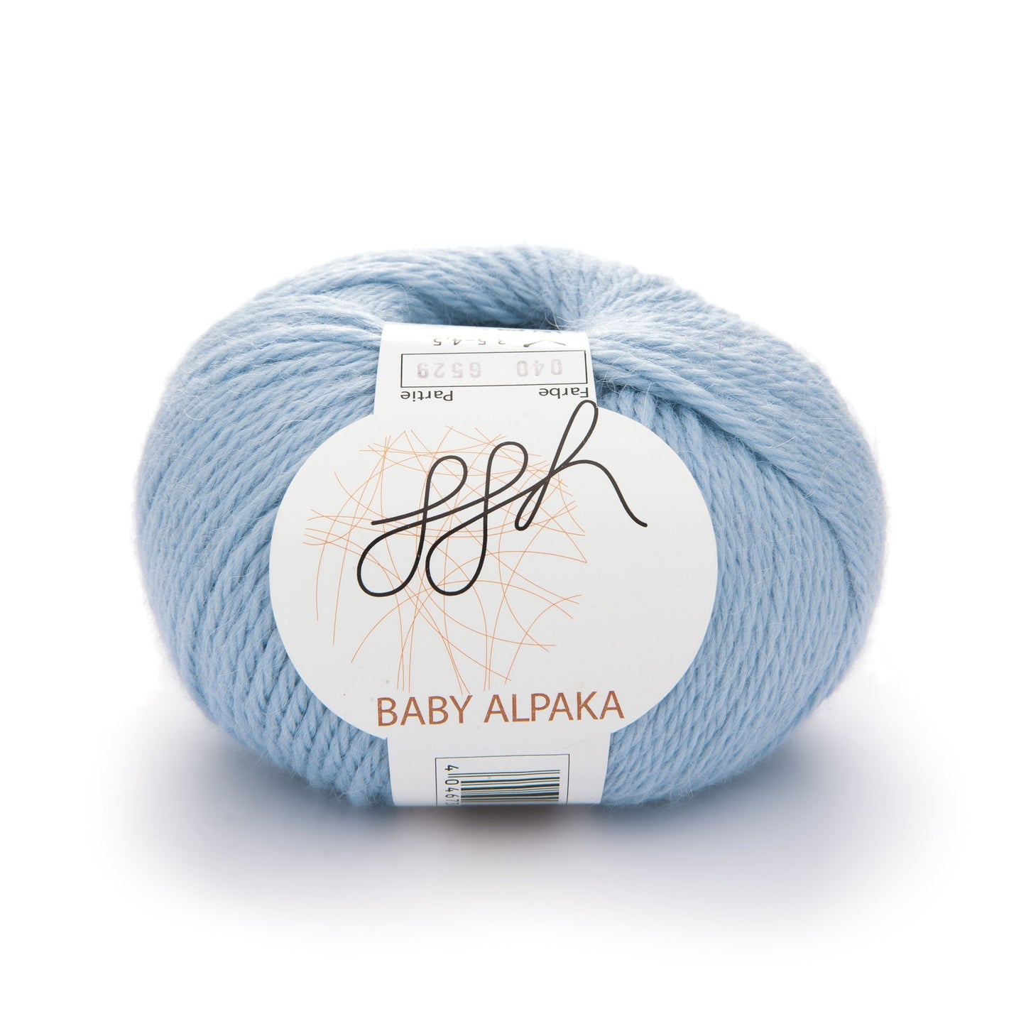 ggh Baby Alpaka Farbe | 100% Baby Alpaka Wolle | 100m/50g | 040 - Hellblau - Handarbeiten - 1