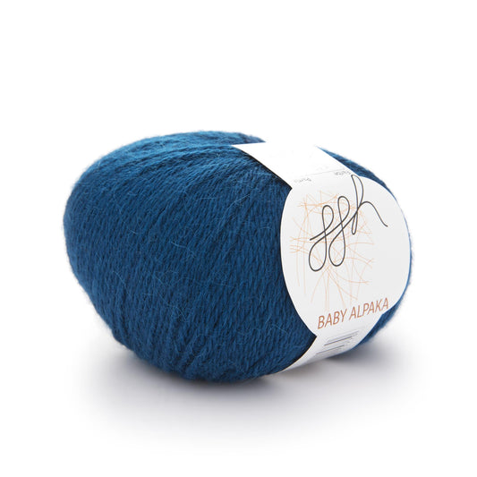 ggh Baby Alpaka Farbe | 100% Baby Alpaka Wolle | 100m/50g | 020 - Dunkles Petrol