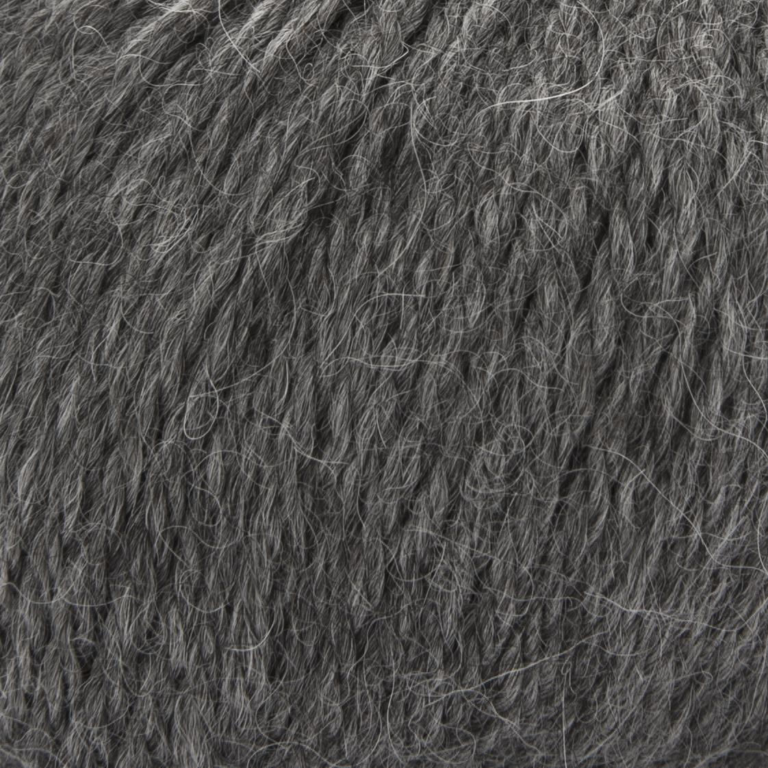 ggh Bébé Alpaga naturel | 100% laine de bébé alpaga | 100 m/50 g | 008 - Gris foncé chiné