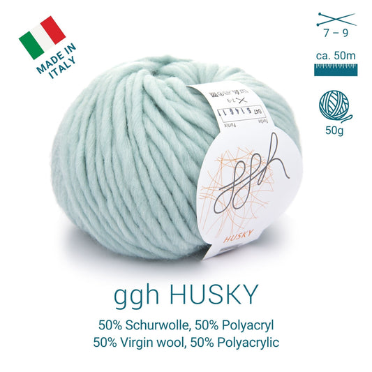 ggh Husky Box | 300g Set (6x50g) – 047 – Mintgrün - Handarbeiten - 2
