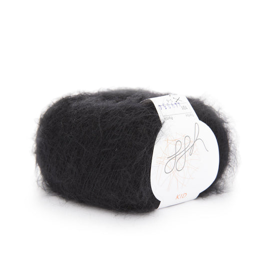 ggh Kid | Mohairwolle | 250m/25g | 101 - Schwarz