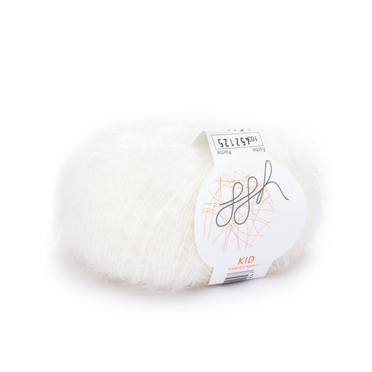 ggh Kid | Mohairwolle | 250m/25g | 103 - Weiß - mohairwolle - Handarbeiten - 2