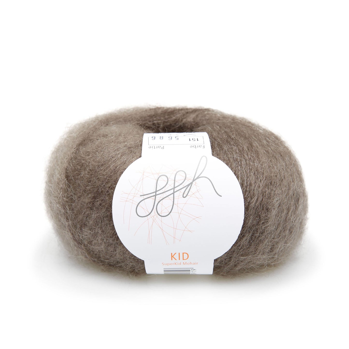 ggh Kid | Mohairwolle | 250m/25g | 151 - Graubraun - Handarbeiten - 3