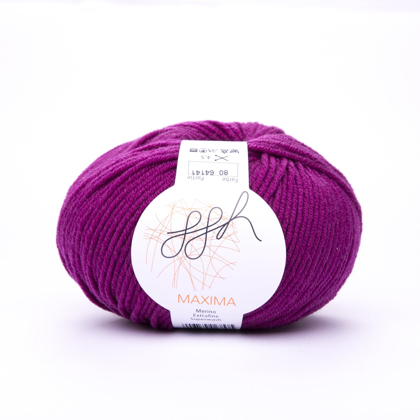 ggh Maxima | Merinowolle | 110m/50g | 080 - Zyklam - Handarbeiten - 1
