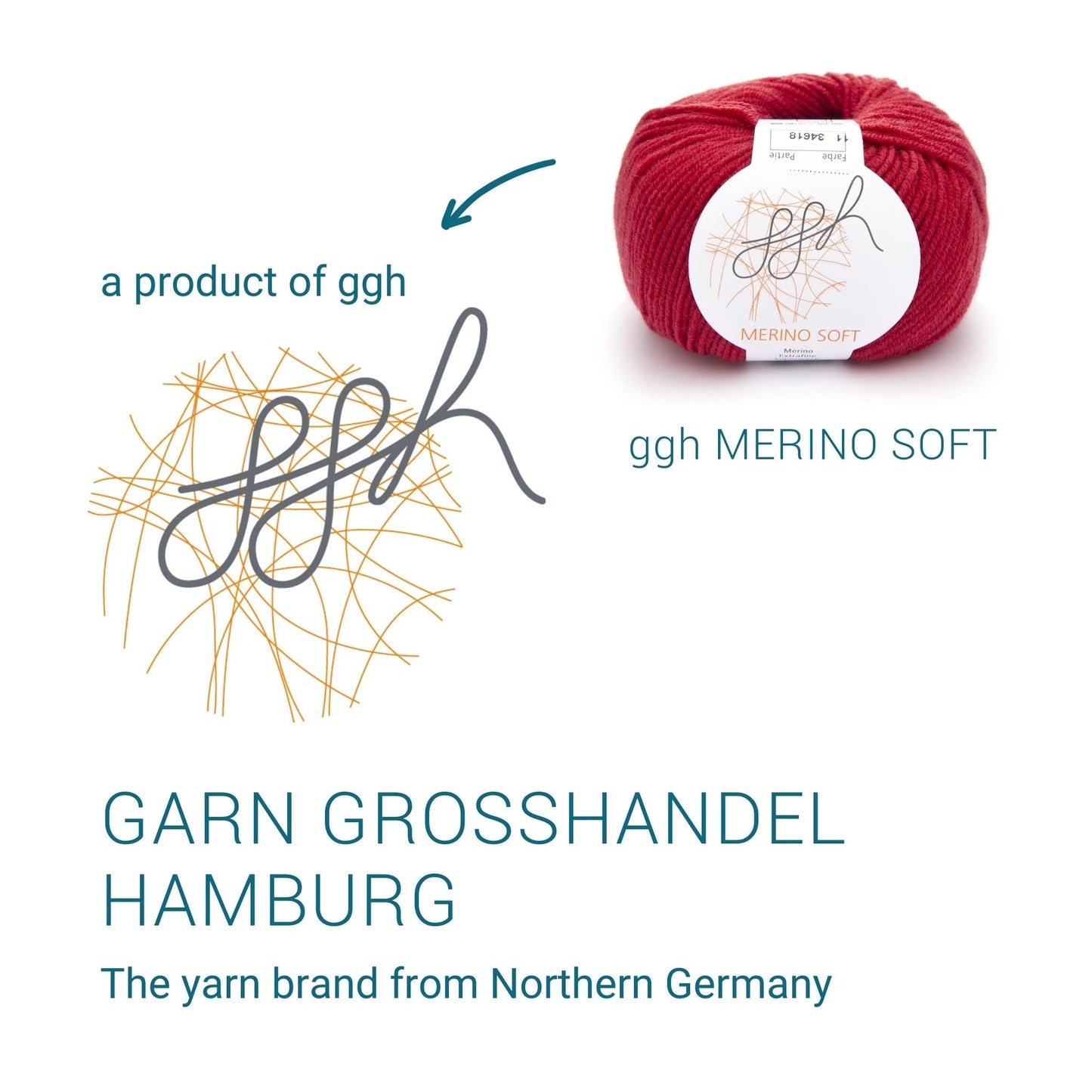 ggh Merino Soft | Merinowolle | 170m/50g | 011 - Rot - Handarbeiten - 4