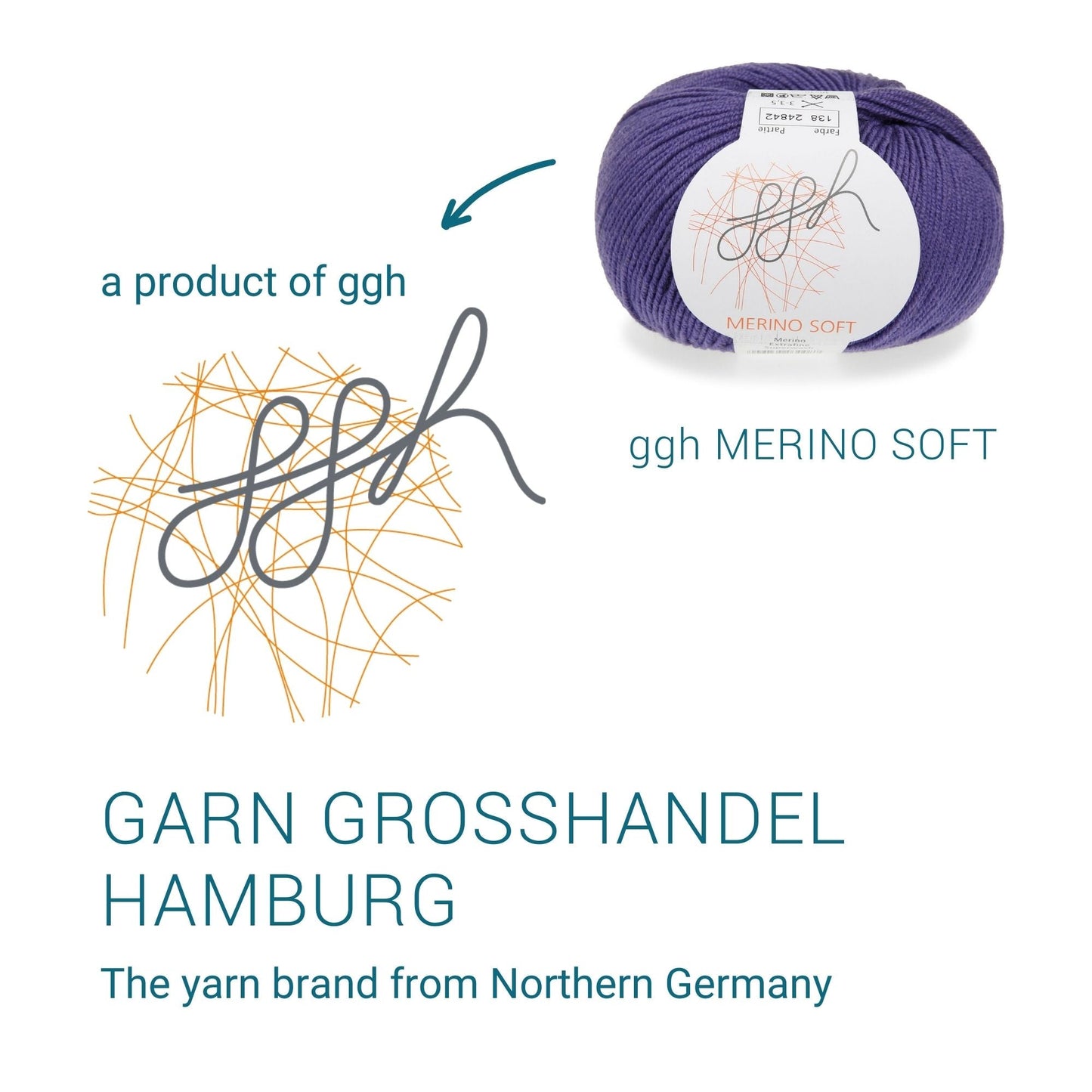 ggh Merino Soft | Merinowolle | 170m/50g | 138 - Lila - Handarbeiten - 4