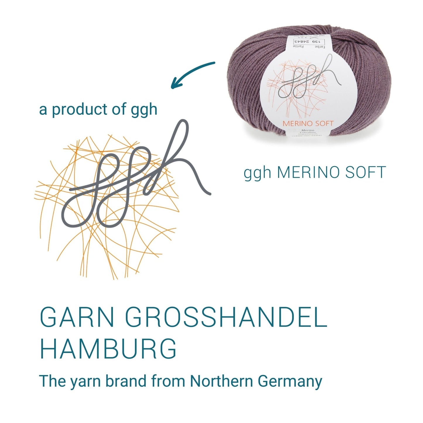 ggh Merino Soft | Merinowolle | 170m/50g | 139 - Mauve - Handarbeiten - 4