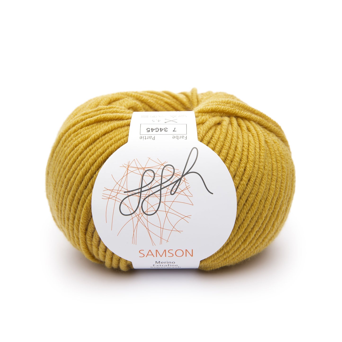 ggh Samson | Merinowolle | 85m/50g | 007 - Bambusgelb - Handarbeiten - 1