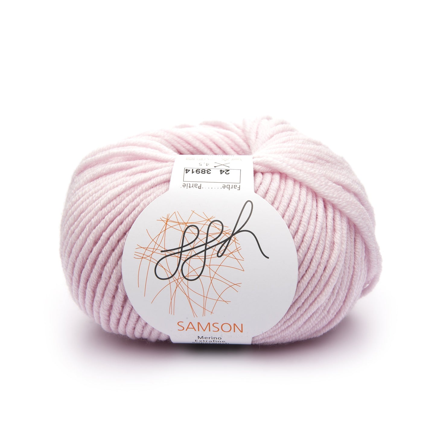 ggh Samson | Merinowolle | 85m/50g | 024 - Pudriges Rosa - Handarbeiten - 1
