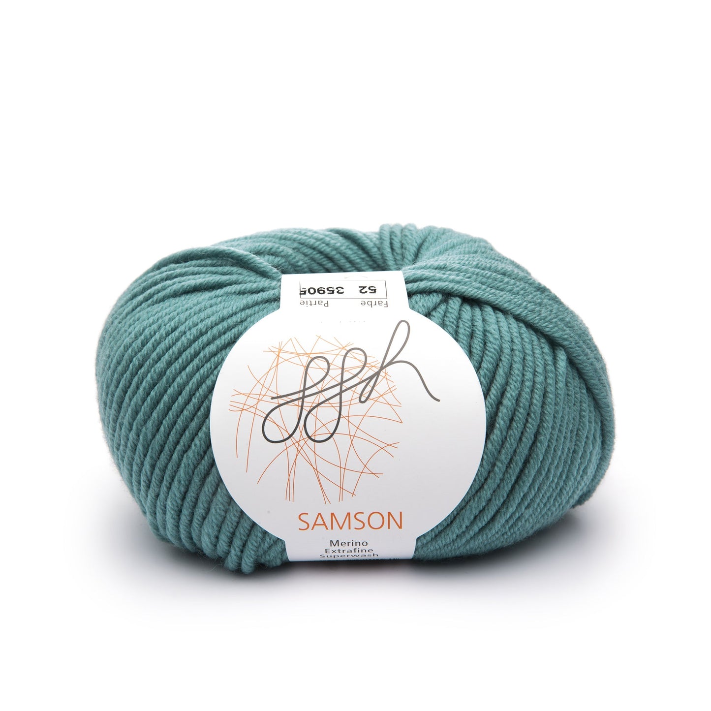 ggh Samson | Merinowolle | 85m/50g | 052 - Schiefergrün - Handarbeiten - 1