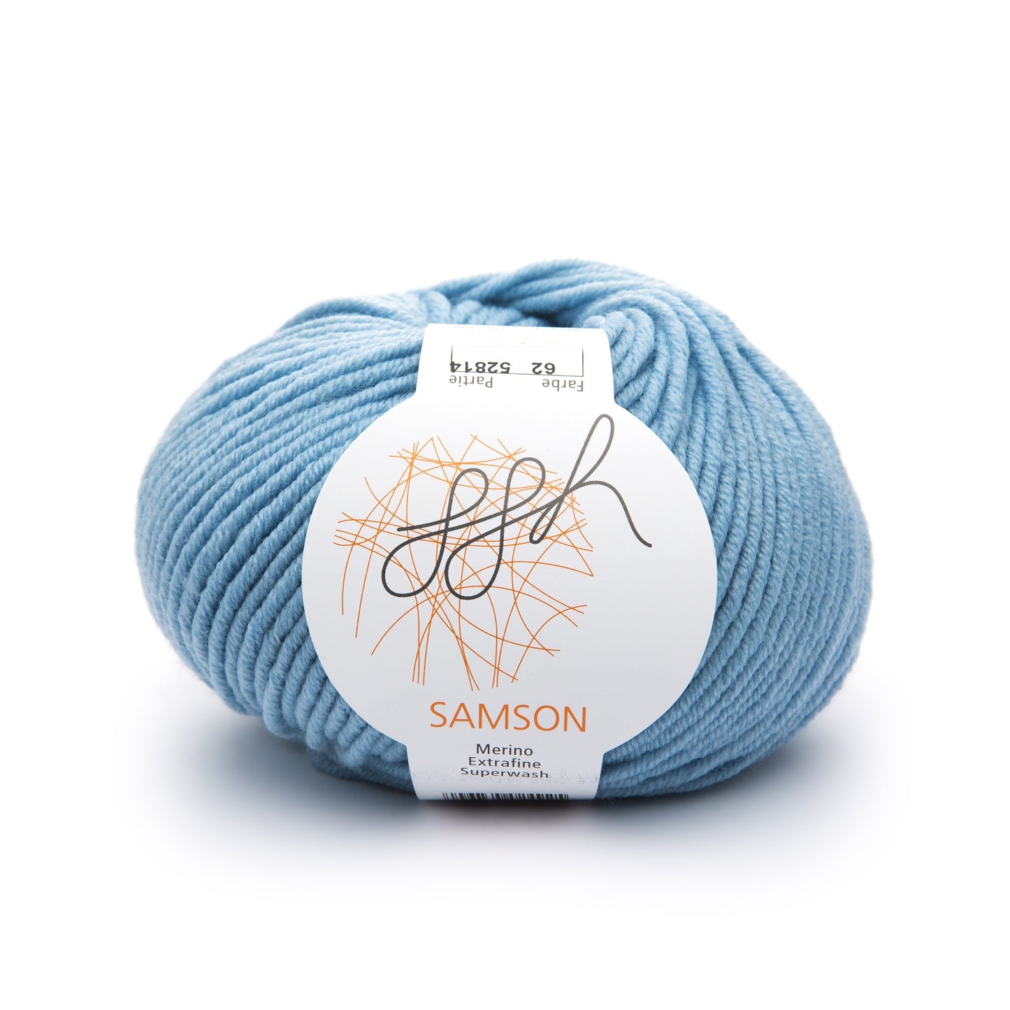 ggh Samson | Merinowolle | 85m/50g | 062 - Hellblau - Handarbeiten - 1
