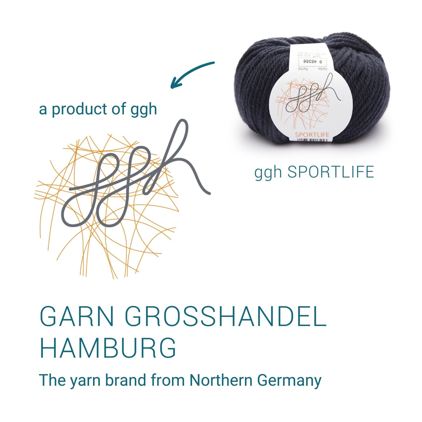 ggh Sportlife | Schurwolle | 80m/50g | 009 - Marine - Handarbeiten - 4