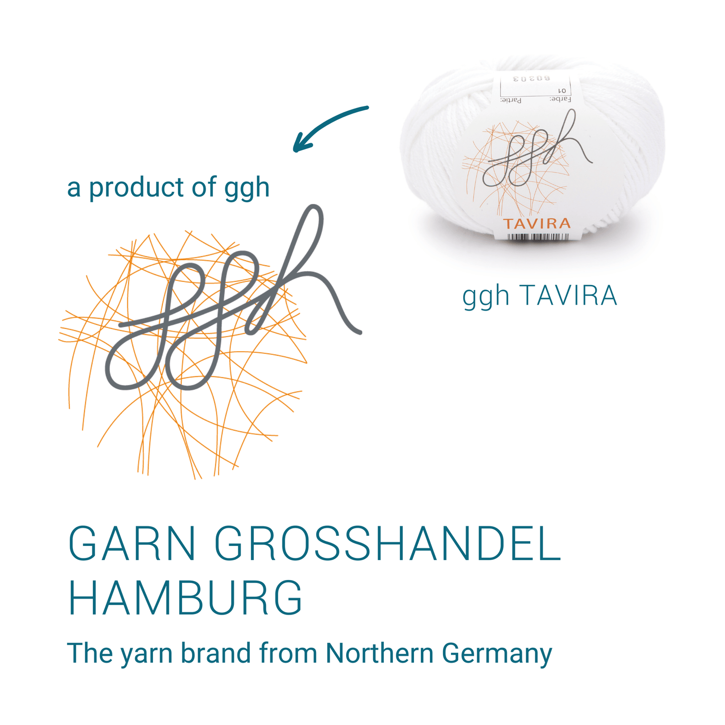 ggh Tavira | 100% Baumwolle | 80m/50g | 001 - Weiß - Handarbeiten - 5