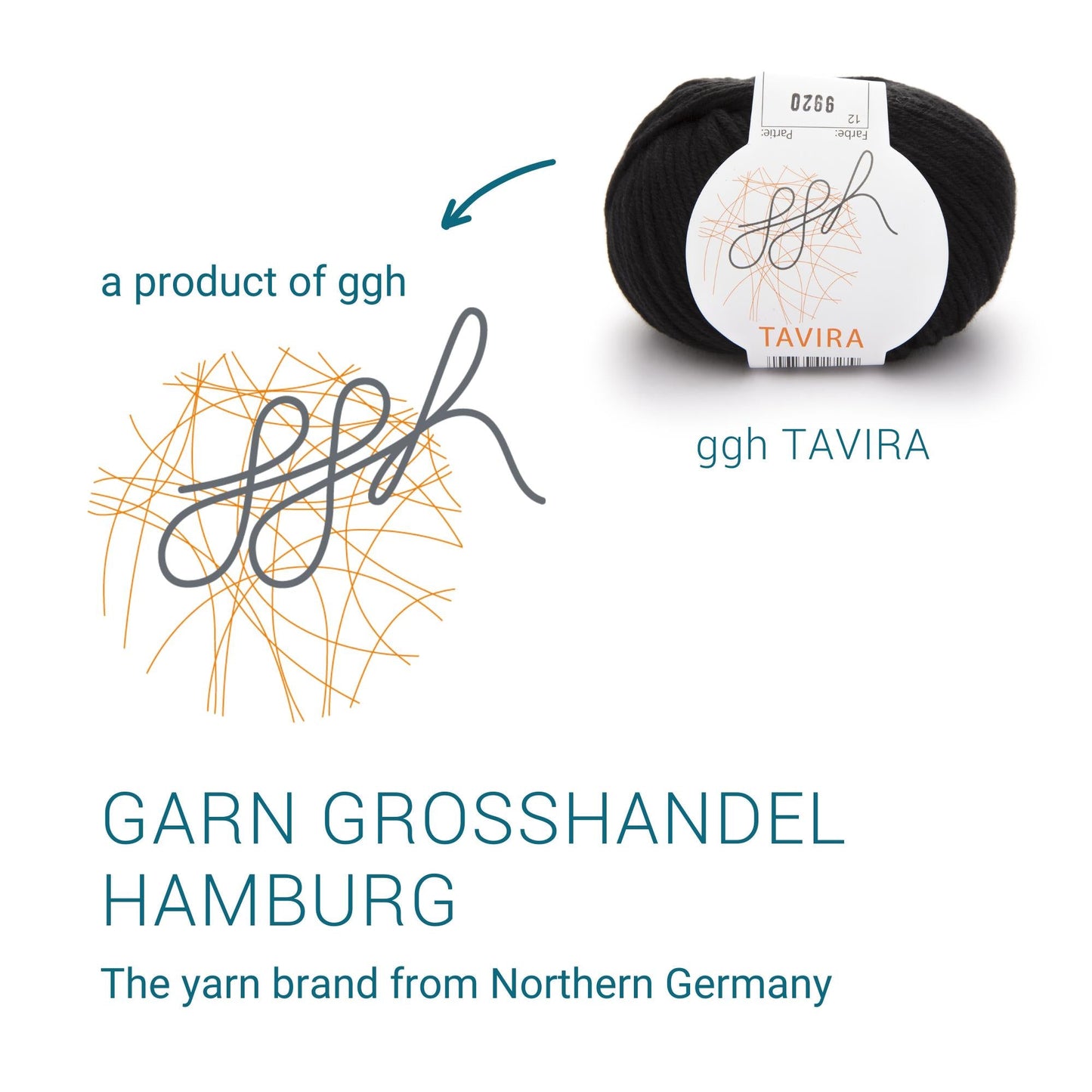 ggh Tavira | 100% Baumwolle | 80m/50g | 012 - Schwarz - Handarbeiten - 5