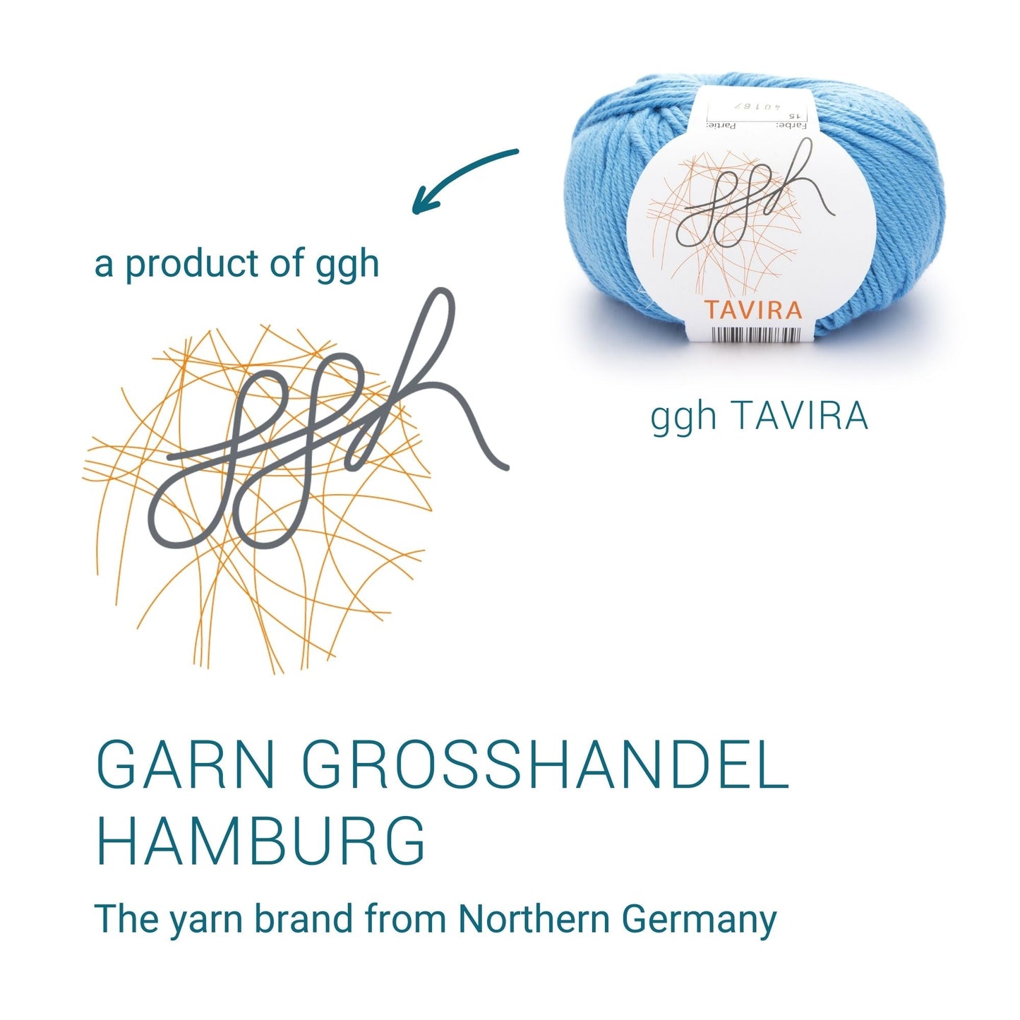 ggh Tavira | 100% Baumwolle | 80m/50g | 015 - Aqua - Handarbeiten - 5